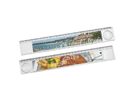 Lineal mit Lupe Werbeartikel