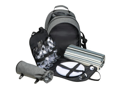 Product image Picknickrucksack für 4 Personen mit Picknickdecke Werbeartikel