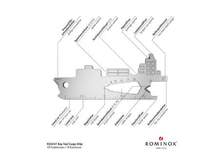 ROMINOX® Key Tool // Cargo Ship - 19 functions (Containerschiff) bedrucken