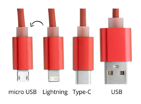 USB-Ladekabel Scolt Werbeartikel