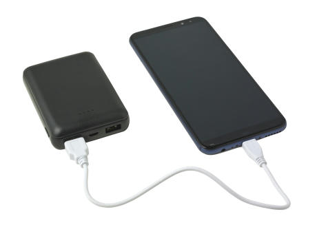 Powerbank aus Kunststoff Harriette bedrucken