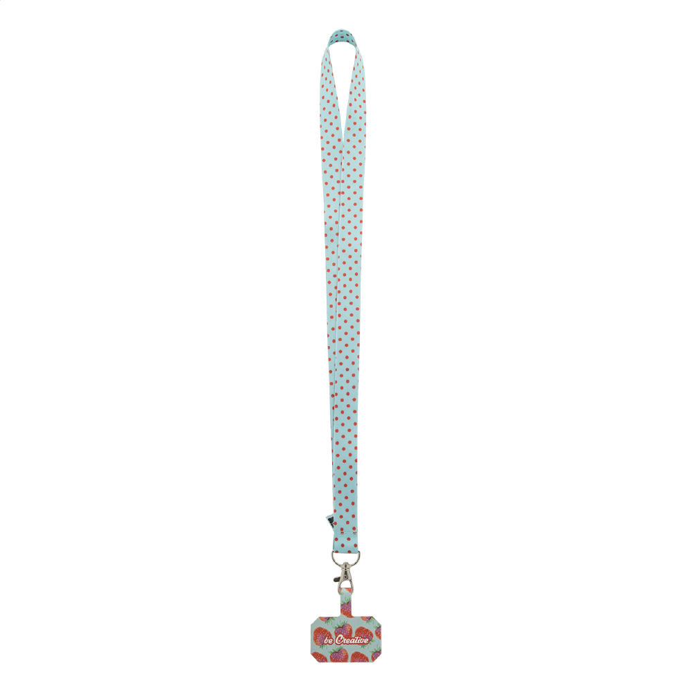 Product image individuelles RPET Handyhalter-Lanyard Subyard Mobile RPET Werbeartikel
