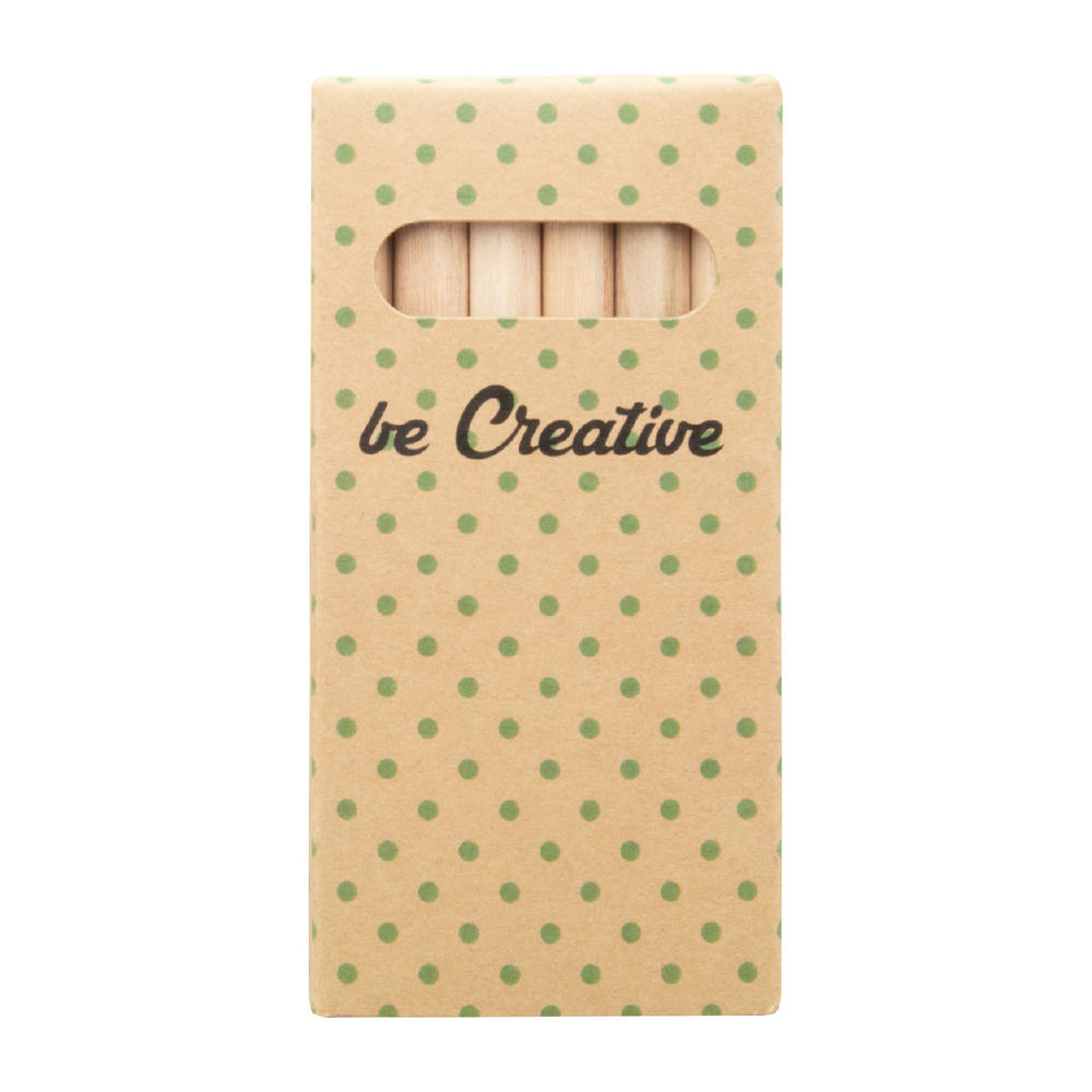 Product image Individuelles Buntstifte-Set (6 Stk.) Penxil 6 Eco Werbeartikel