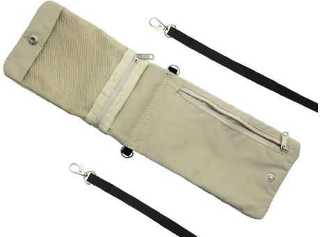 Täschchen 'Toledo', Polycotton beige bedrucken