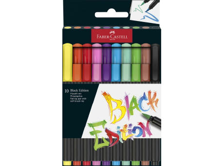 Filzstift Black Edition 10er Etui Werbeartikel