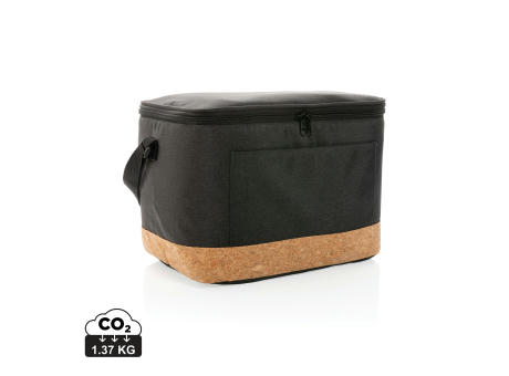Impact AWARE™ XL RPET Two-Tone Kühltasche mit Korkdetail bedrucken