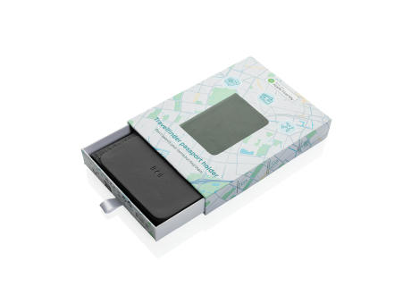 Travelfinder RCS Polyester Passtasche mit weltweiter Ortung Werbeartikel