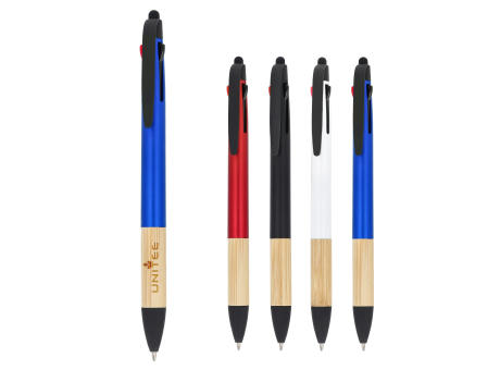 3-Farben-Stift mit Bambusgriff bedrucken
