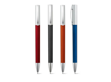 ELBE. Kugelschreiber mit Drehmechanik, Metallclip Werbeartikel