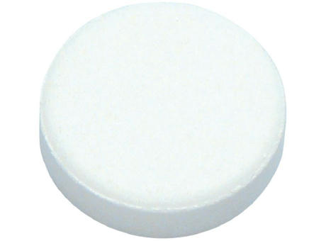 Traubenzucker Rund Flowpack,   1 Stück, Inhalt: Traubenzucker Rund Zitrone vegan Werbeartikel