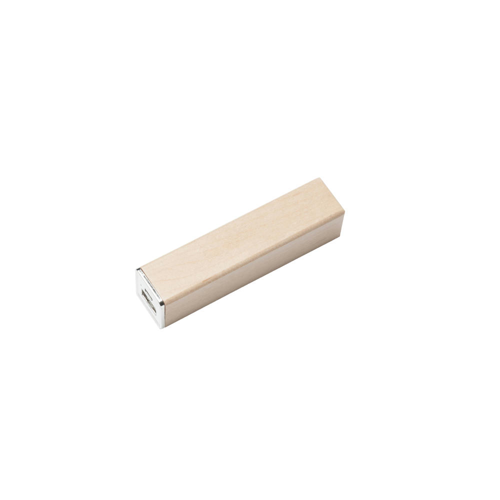 Product image Powerbank PB-07 2200 mAh Ahorn Werbeartikel