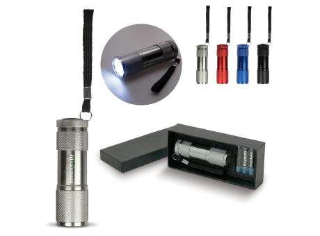 LED-Taschenlampe aus Aluminium  Werbeartikel