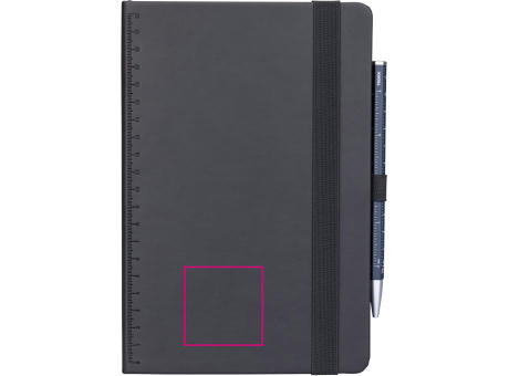 TROIKA Notizblock BLACK SLIMPAD A5 Werbeartikel