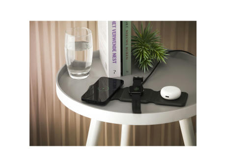 TriCharge Recycled PU Wireless Charger Ladegerät bedrucken