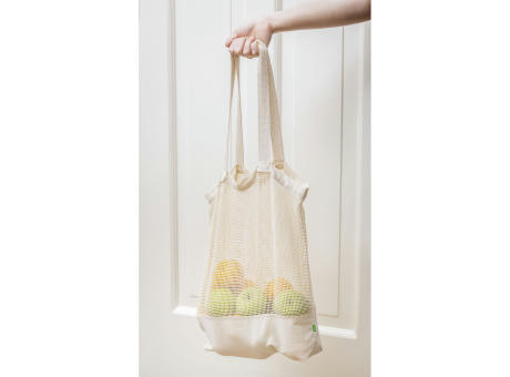Natura Organic Mesh Shopper (180 g/m²) Einkaufstasche bedrucken