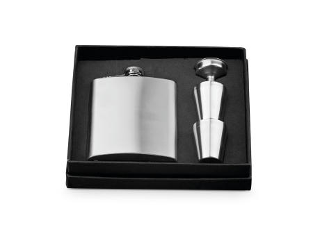 NOVAK. Set aus Edelstahlflasche und Gläsern 200 mL Werbeartikel