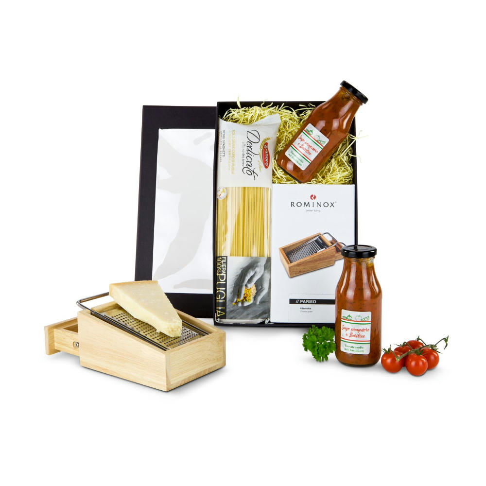 Product image Geschenkset / Präsenteset: Die Parmesanreibe Werbeartikel