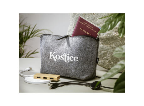 SmartBag GRS RPET Felt Accessoire-Tasche bedrucken