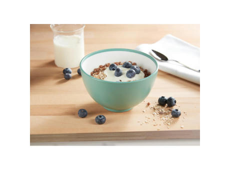 Bio-Müslischale "2 Colour" matt Werbeartikel