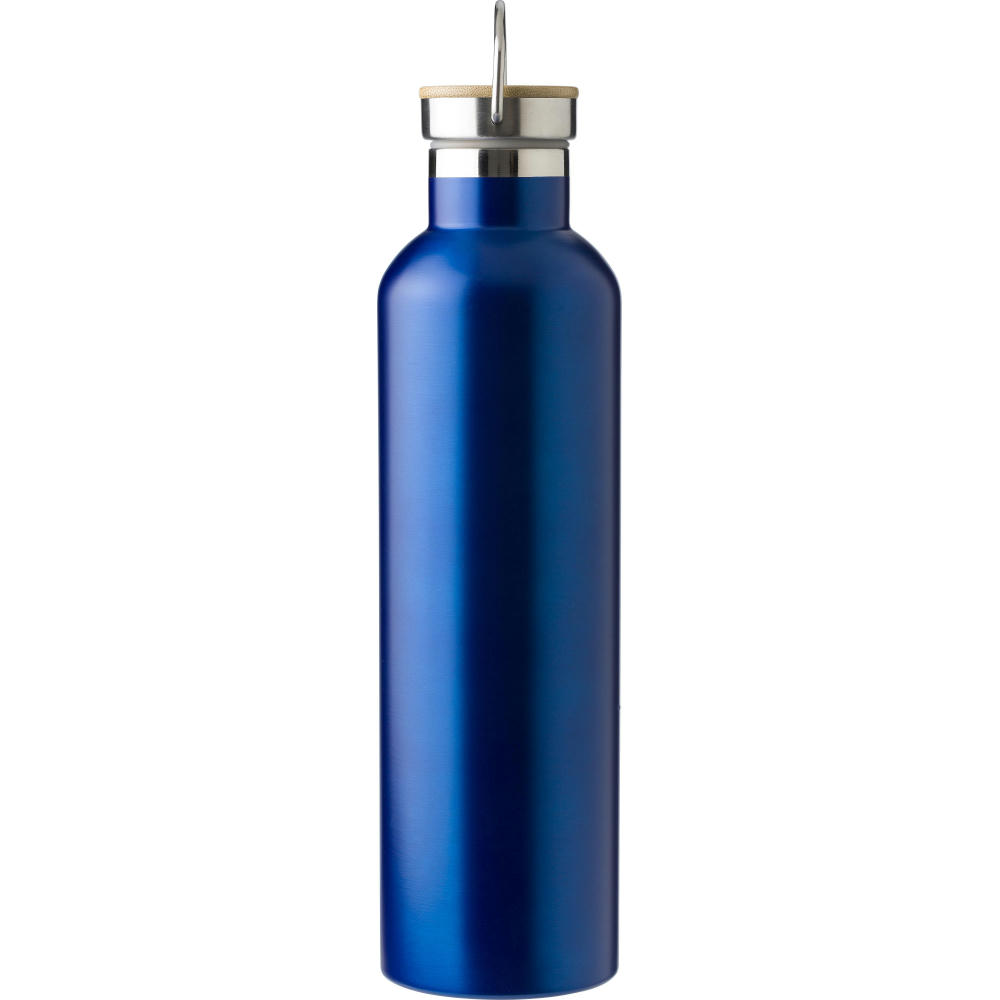 Doppelwandige Flasche aus Edelstahl Damien Werbeartikel