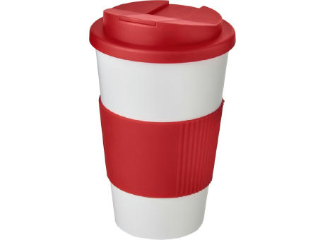 Americano® 350 ml Isolierbecher mit Schutzring & auslaufsicherem Schraubverschluss bedrucken