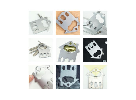 ROMINOX® Key Tool // House - 21 Funktionen (Haus) bedrucken
