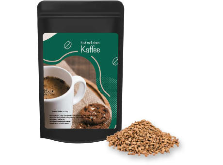 Product image Instant Kaffee, ca. 20g, Standbeutel Mini schwarz Werbeartikel