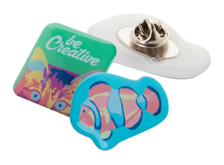 Metall Pin / Anstecker EpoBadge Midi bedrucken