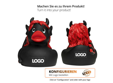 Quietsche-Ente Teufelin Werbeartikel