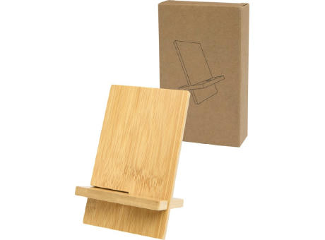 Product image Ceibo Abnehmbare Smartphonehalterung aus Bambus Werbeartikel