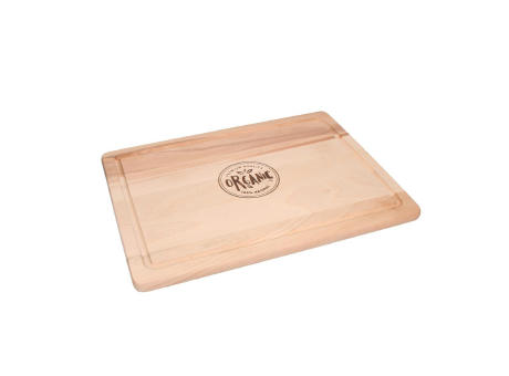 Schneidbrett "Woody" Rechteck, groß Werbeartikel