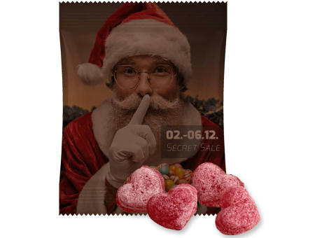 Product image Glühwein Herzen, ca. 17g, Midi-Tüte Werbeartikel