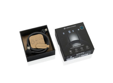 Urban Vitamin Stockton 65W magnet. Kabel RCS recyc. TPE/PET bedrucken