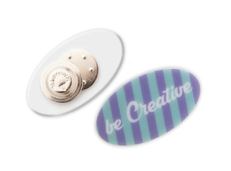 Anstecker mit Magnetbefestigung ColoBadge bedrucken