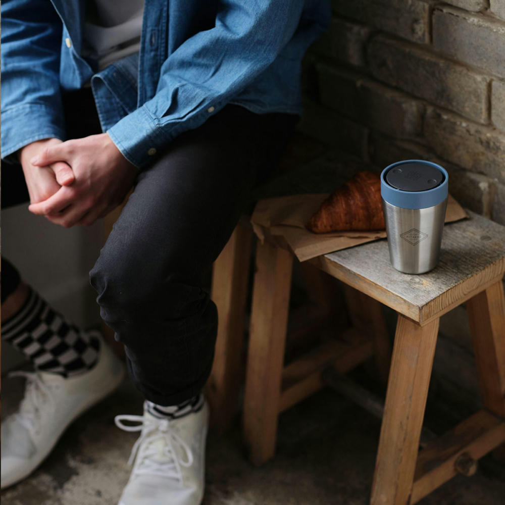 Circular&Co Recycled Stainless Steel Coffee Cup 227 ml Werbeartikel