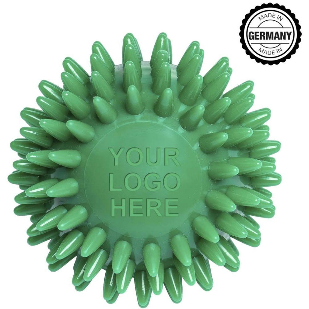 Product image Massageball / Igelball mit runder Prägung, "Made in Germany" Werbeartikel