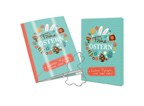 Rezeptbuch-Set "Ostern" - Eierfarben-Set neutral Werbeartikel