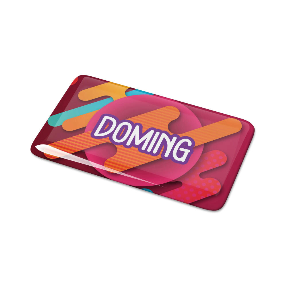 Doming Rechteck 100x30 mm Werbeartikel