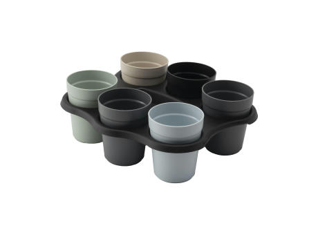 Circulcup Coffee Cup Tray 6-hole Ø 8 cm Werbeartikel