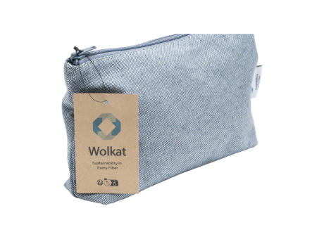 Wolkat Safi Recycled Textile Cosmetic Bag Kulturbeutel bedrucken