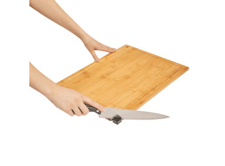 BAMBOO SHARP - Großes Schneidebrett Werbeartikel