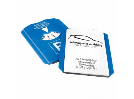 Parkscheibe CLASSIC inkl. 1c Werbedruck Werbeartikel