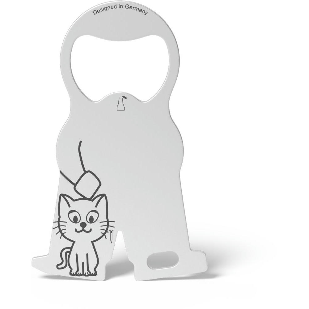 RICHARTZ Einkaufswagenlöser karl cat: Figur mit Katze – Werbeartikel mit Ihrem Logo