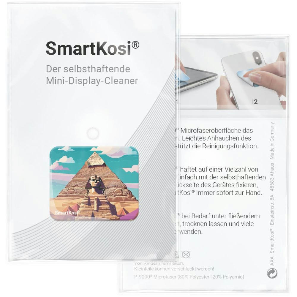 Product image Display-Cleaner SmartKosi® 3,0x2,5 cm - 2 Wochen Lieferzeit! All-Inclusive-Paket Werbeartikel