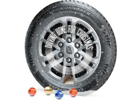 Lindt Lindor Adventsspender "Rund" Werbeartikel