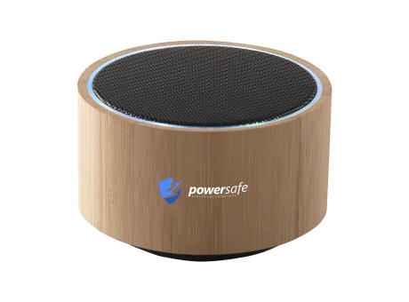 Wave Bamboo Wireless Speaker Werbeartikel
