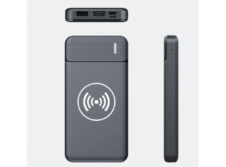 Product image Powerbank PB-103 QI Wireless Charging 5W und 4000 mAh Akku Schwarz (matt) bedrucken