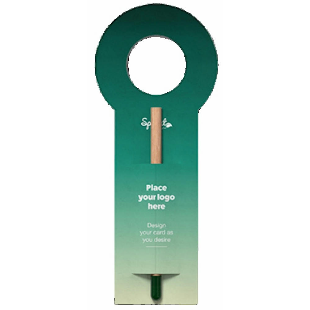 Product image SPROUT - Mini-Bleistift mit Hangertag Werbeartikel
