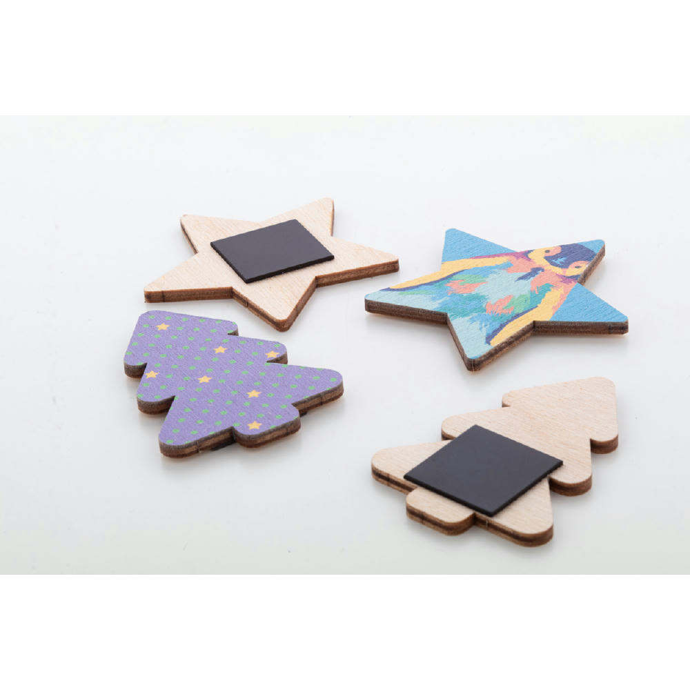 Individueller Weihnachts-Kühlschrankmagnet, Weihnachtsbaum Woofri Xmas Werbeartikel
