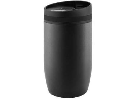 Product image Metmaxx® Thermobecher "CremaOfficinaNero" schwarz/Ring schwarz Werbeartikel
